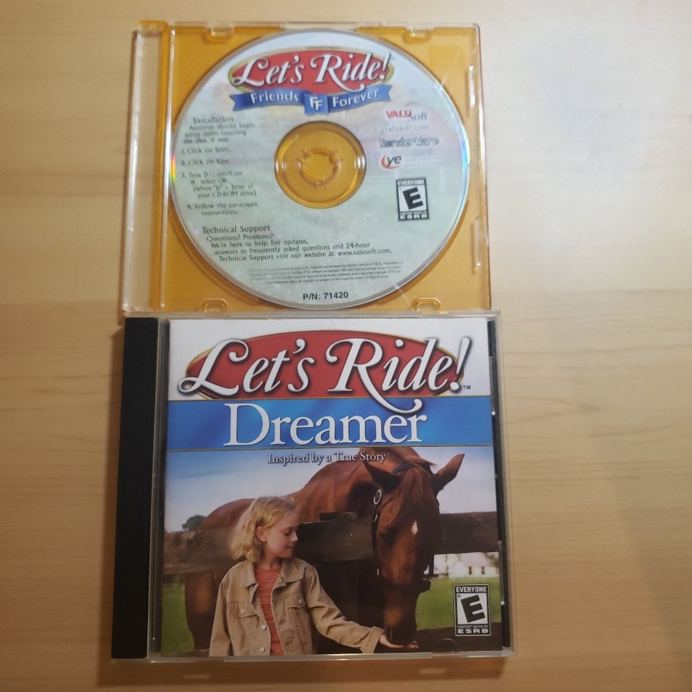 Let's Ride PC CD-ROM Game Lot Dreamer 2005 & Friends Forever